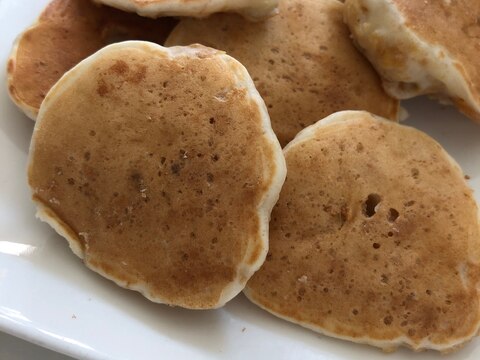 簡単＊手づかみ練習用バナナパンケーキ